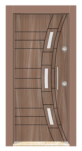 Porte en acier chromé Laminox  KRL1902