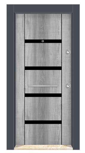 Chromed  Laminox Steel Door KRL1917